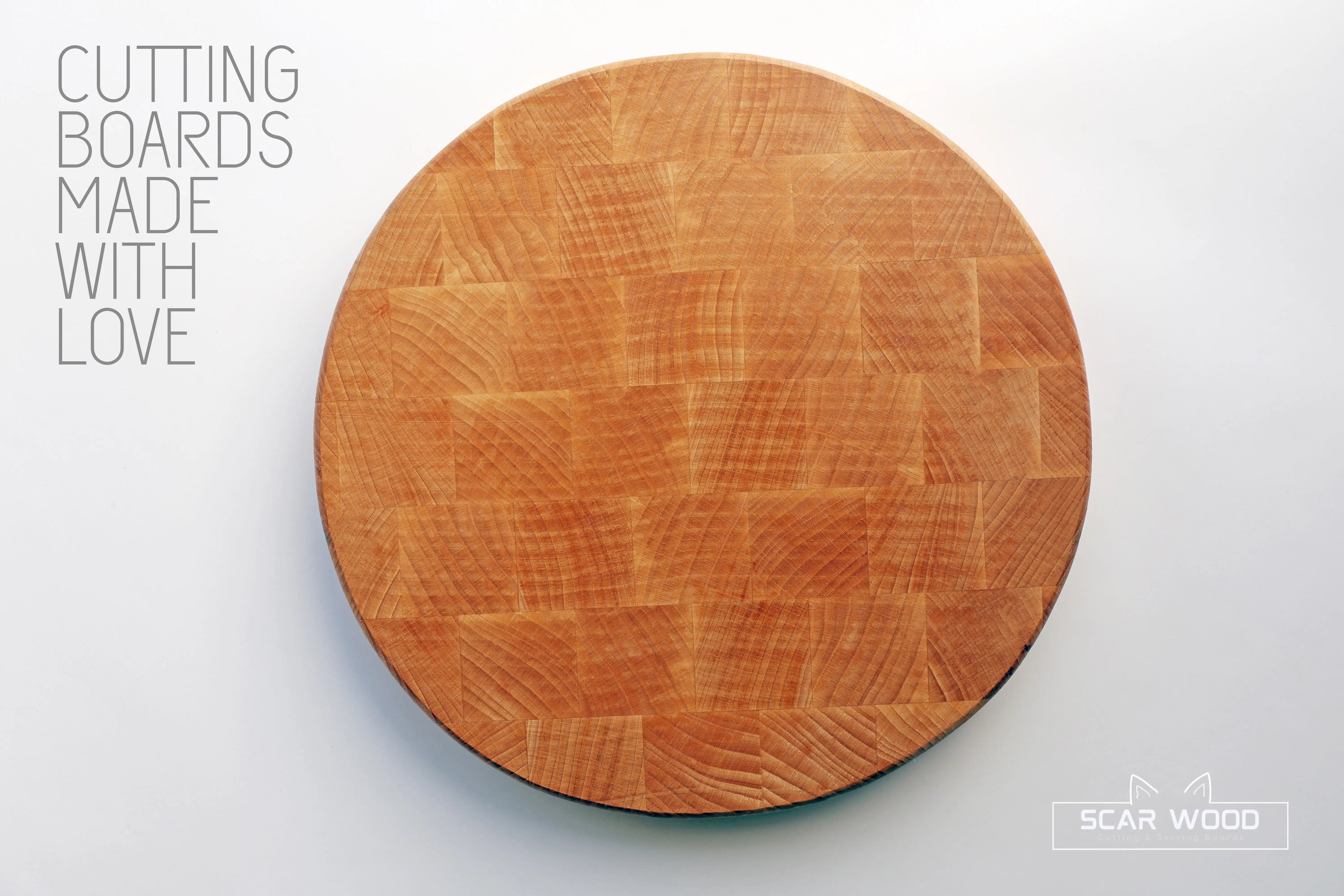 Medium (30cm) Ronde Beukenhouten Snijplank