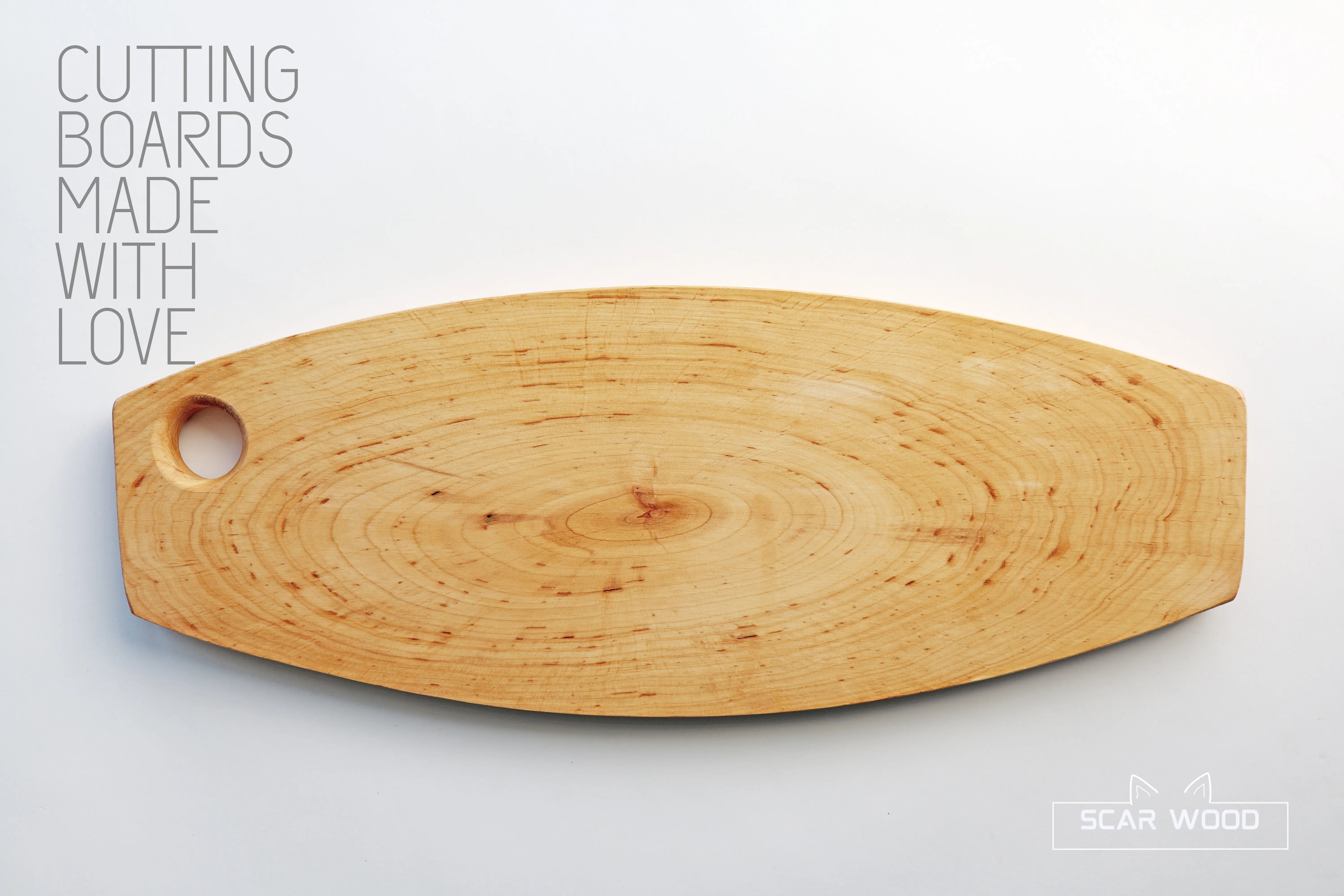 Medium–Grote (35–45cm) Elzenhouten Serveerplank